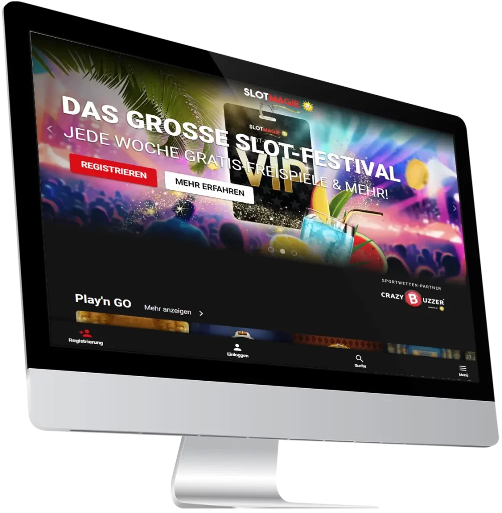 Das Grosse Slot-Festival SlotMagie Bonus auf Startseite